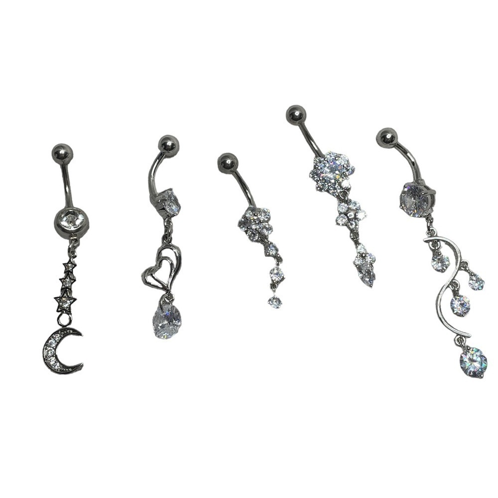 Belly Button earrings set of 5 NWOT